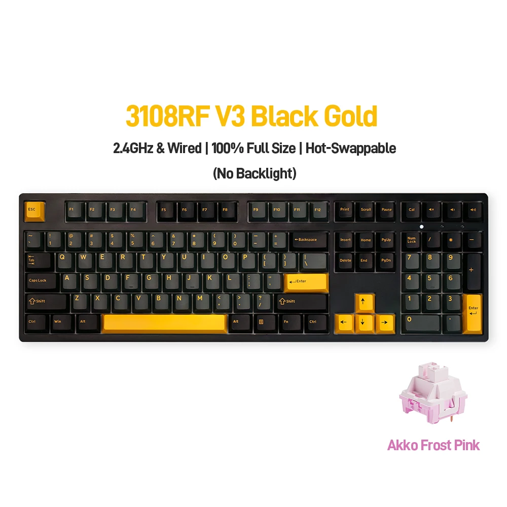 Akko 3108 V3 Mechanical Keyboard 2.4GHz Wireless
