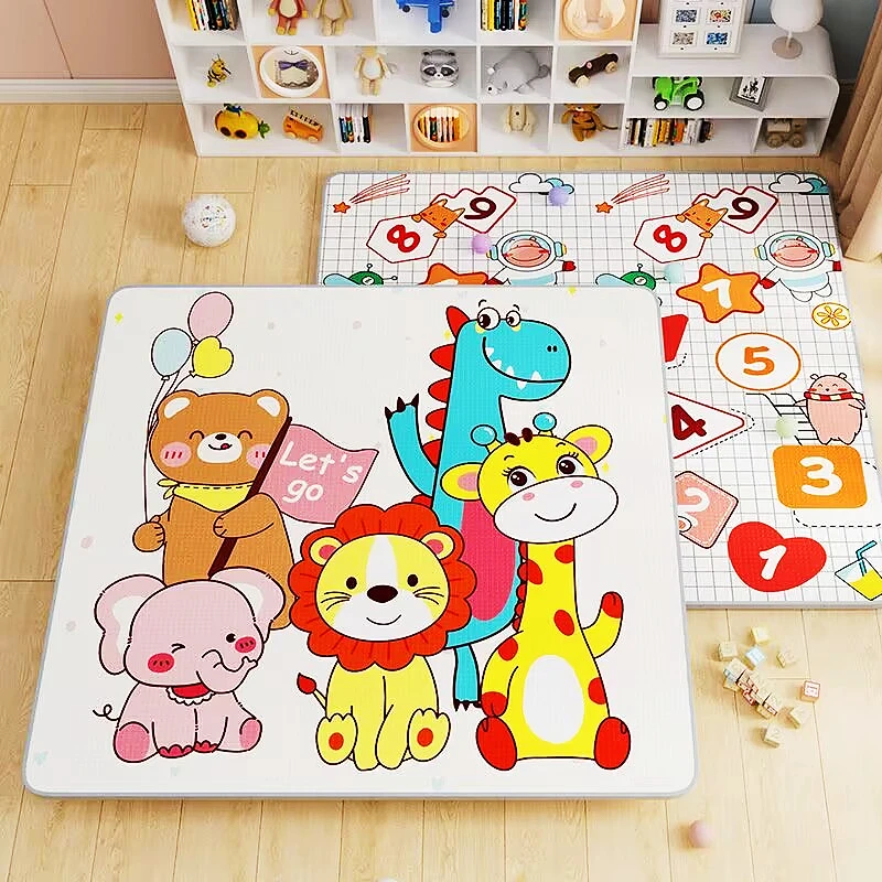 Tapis de jeu non toxique pour bébé, épais, 1/0 cm, en polymère, pour enfant, pépinière, escalade, jouets