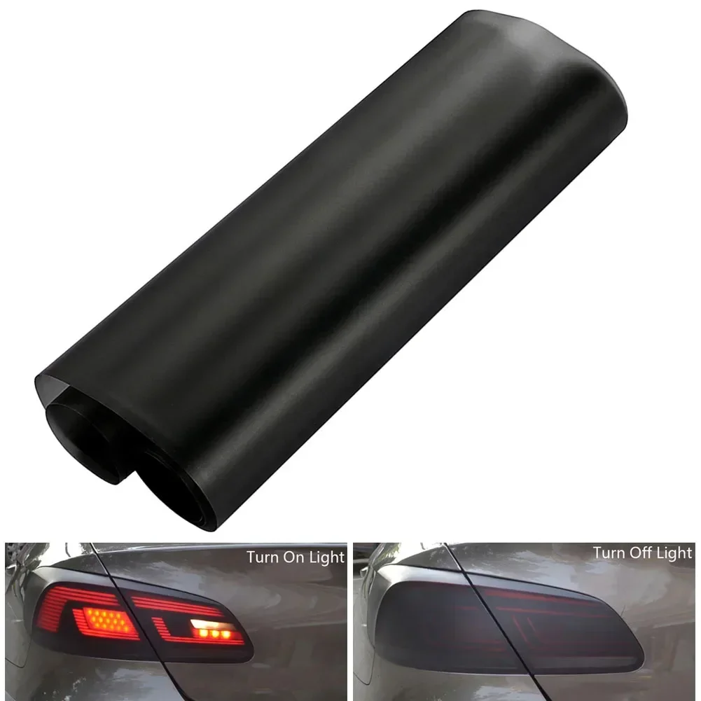 PVC Car Lamp Film 30x150cm Matte Black Auto Car Headlight Fog Light Tint Film Sticker Decoration for Car Body Film