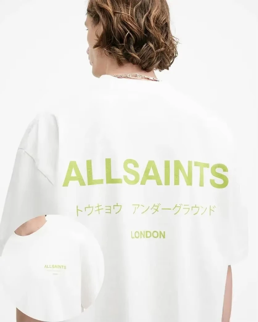 Einfaches Minimalistisches Baumwoll-T-Shirt mit Rundhalsausschnitt Lockeres Lässiges Paar-Shirt Unisex – Detail 9