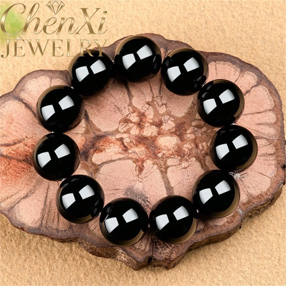 

High-end Natural Ice-colored Black Jadeite Bracelet Luxury Quality Fashion Fine Jewelry Exquisite Elegant Popular Charms Gift
