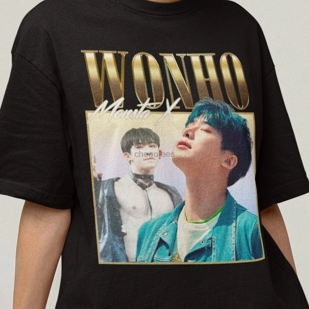 Monsta X Wonho Retro T-shirt - Monsta X Shirt - Kpop Shirt - Kpop Merch - Kpop Gift - Monsta X Merch - Retro Vintage Shirt