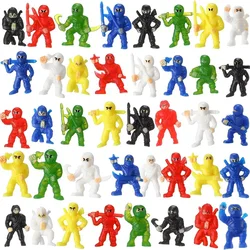 Mini PVC Figuras Ninja para Crianças, Assorted Guerreiros Ação Playset, Little Ninja em Poses Sortidas, Favores do partido de aniversário, 15pcs