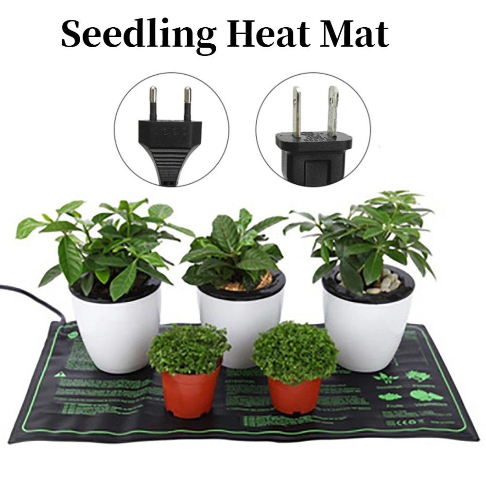 Seedling Heating Mat EU/US Plug Waterproof Plant Seed Germination Propagation Clone Starter Warm Pad Mat Garden Supplies 1Pc