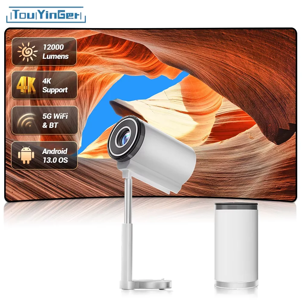

TouYingger X9 Pro Mini Android 13.0 Version 12000 Lumens Supports 4K WIFI Connection Smart Home Cinema