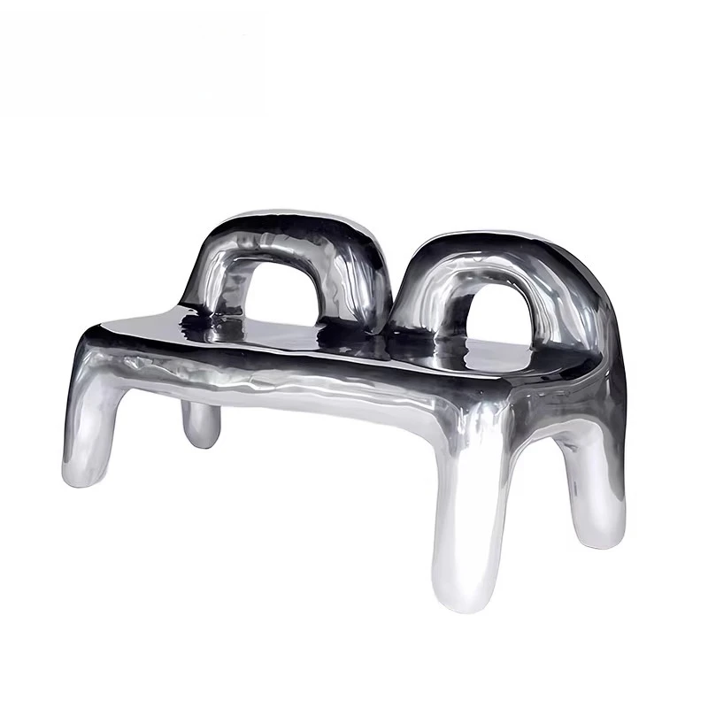 

FRP electroplating chair Internet celebrity adult hollow leisure chair Living room Sales office Art bubble