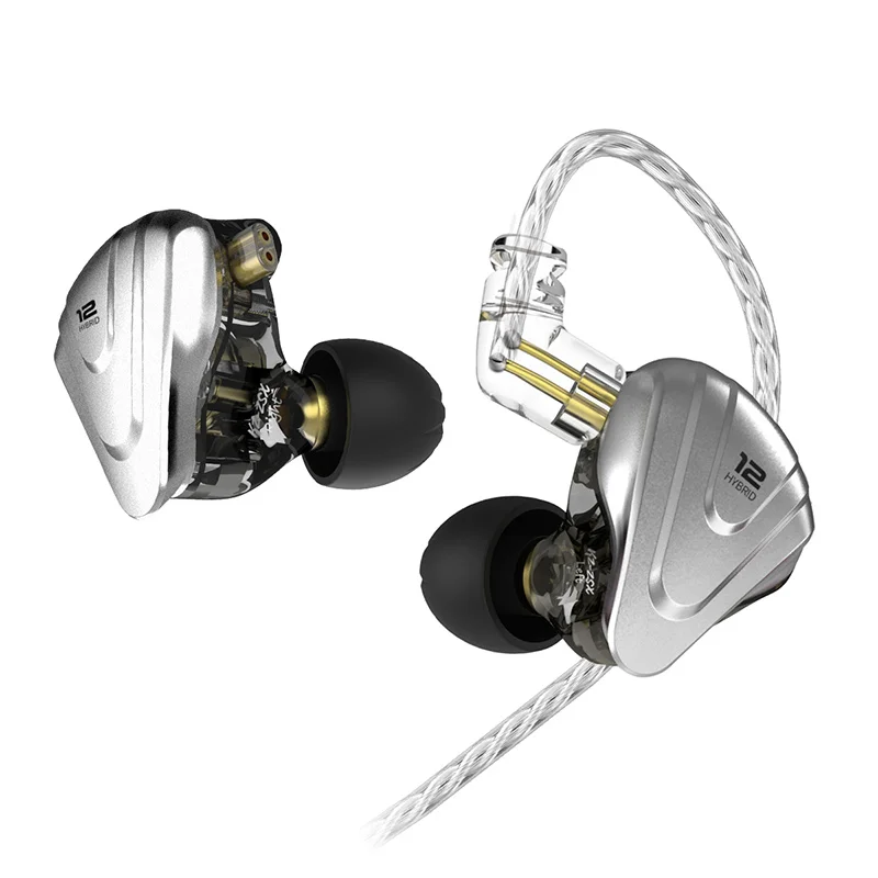KZ ZSX 1DD+5BA Terminator Hybrid In-ear Earphones HIFI Metal