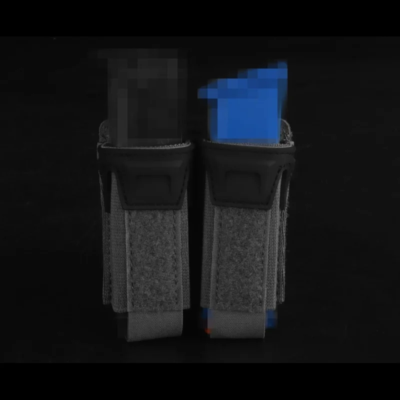 Podwójna kabura na magazynki 9mm serii K |    Niskoprofilowy uchwyt na pistolet kompatybilny z systemem MOLLE |   Sprzęt do eksploracji dzikiej natury