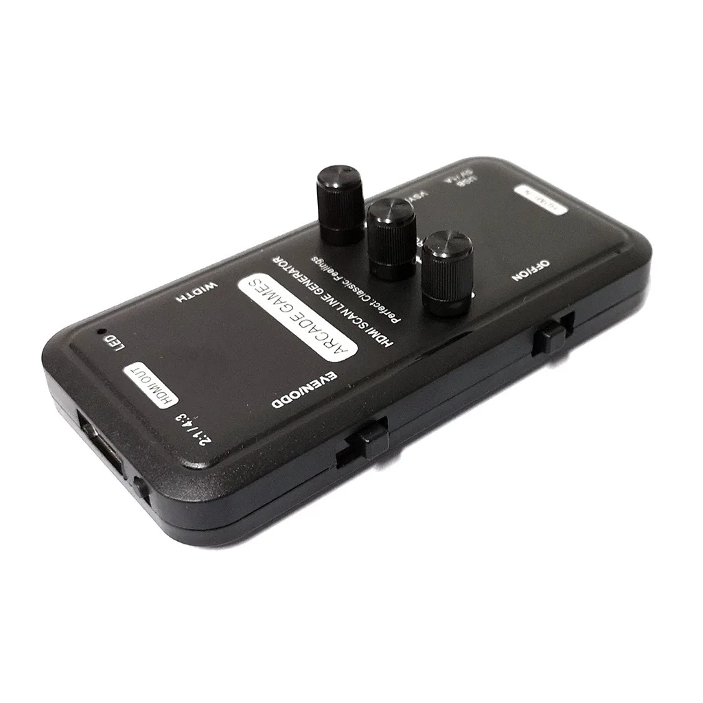 

HDMI Video Image Scan Line Generator Classic Nostalgic Arcade Game CRT Display Effect