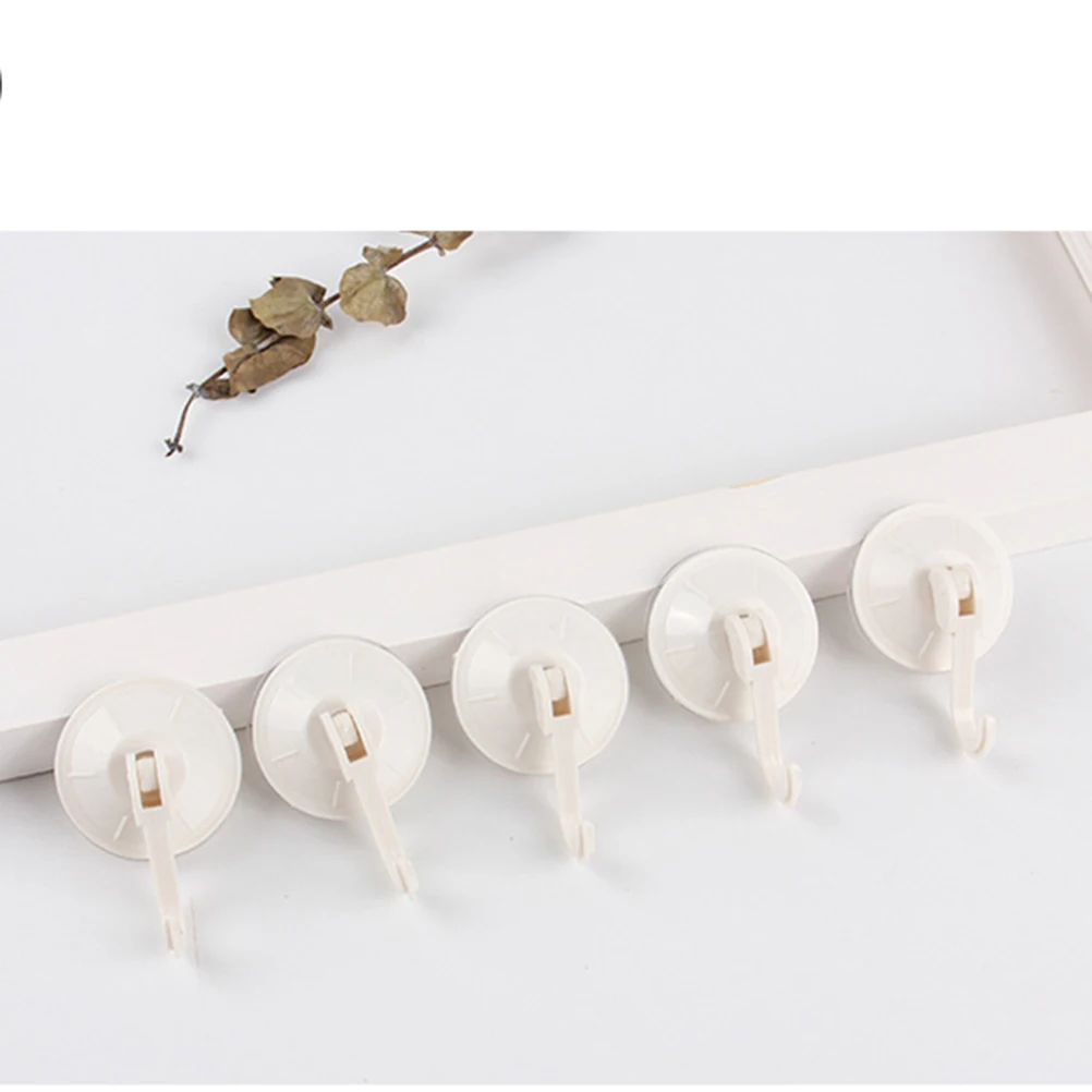 

10pcs Heavy Duty Suction Cup Hooks No Trace Removable Bathroom Kitchen Wall Hanger Strong Multi Purpose Easy Install