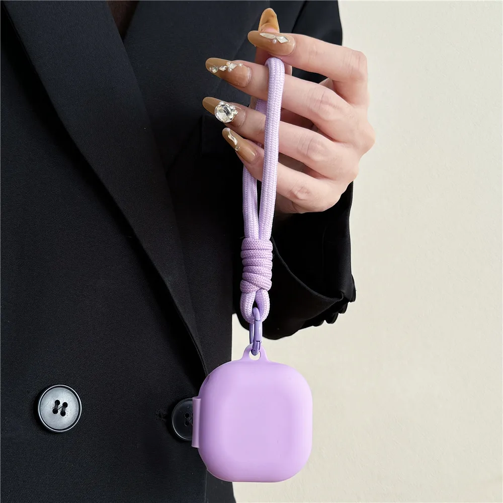 For Anker Soundcore R60i NC P31i Case Silicone Soft Case Suitable for Soundcore R60iNC Protective Sleeve with Hook