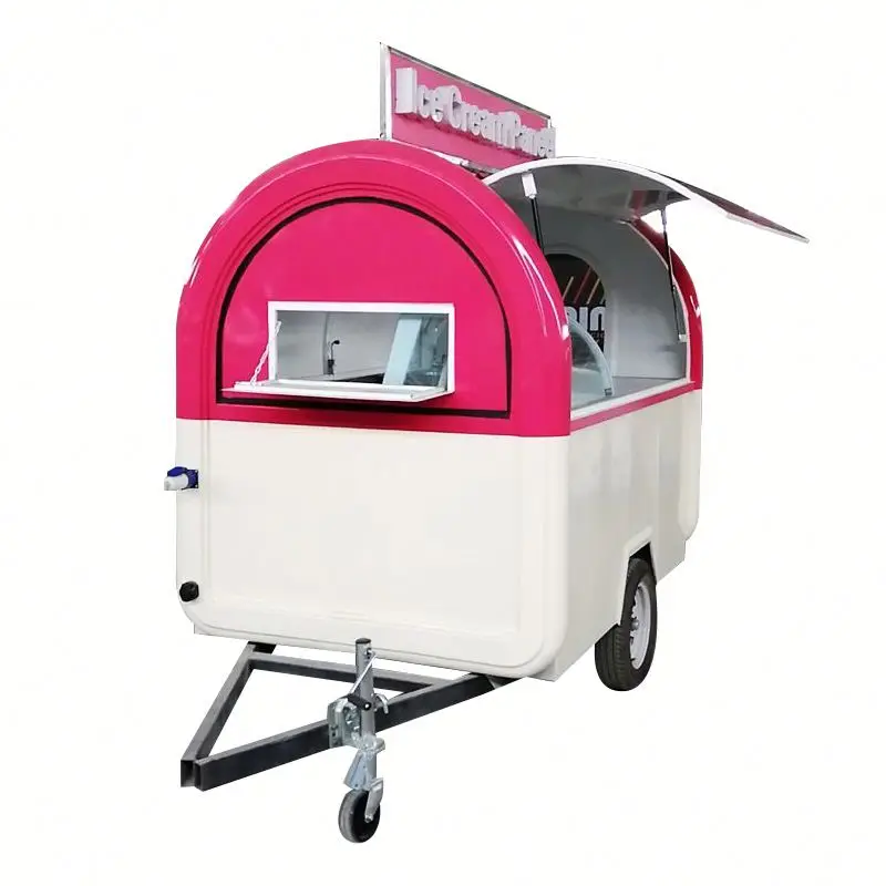 Outdoor Mobile Food Trailer/ Street Mobile Food Cart/ China Factory Mobile Food Truck For Sale