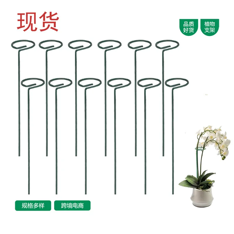 Support Pile Single Ring Wrought Iron Spray Plant Support Rod Garden Flower Support Fast Delivery