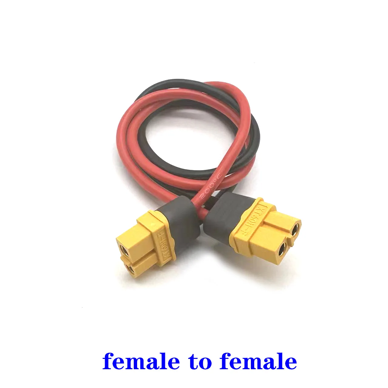 12AWG 14AWG XT60 Female Plug To XT60 Male Plug Adapter Connector Silicone Tin Plated Copper Wire Battery Connection Cable