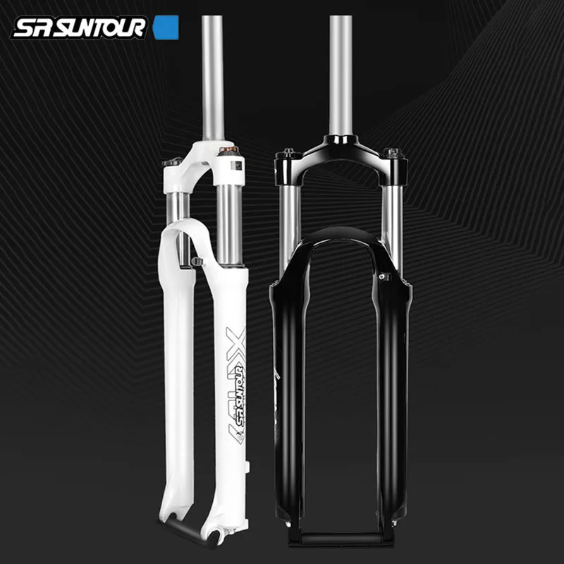 SUNTOUR XCM Fork Mountain Bike Fork 26 inch 27.5 inch 29 inch Shoulder Control Locking Mechanical Aluminum Oil Spring Fork 100mm