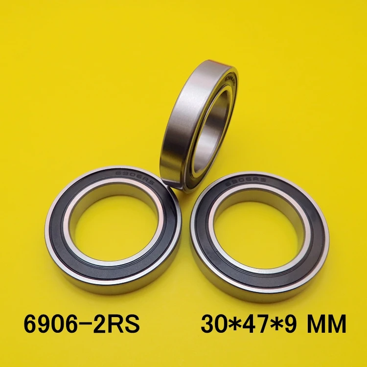 Free Shipping NBZH10pcs/lot High Quality Deep Groove Ball Bearing 6906 2RS 6906-2RS 61906-2RS 6906RS 6906RZ 30*47*9 Mm