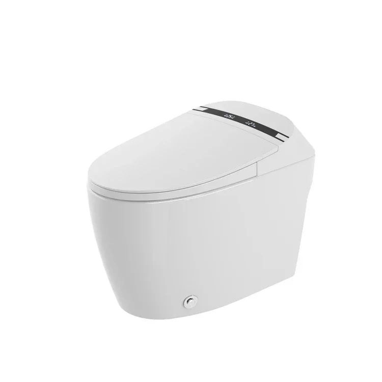 Bathroom sanitary ware western europe closestool automatic p-trap smart toilet electric commode back to wall wc