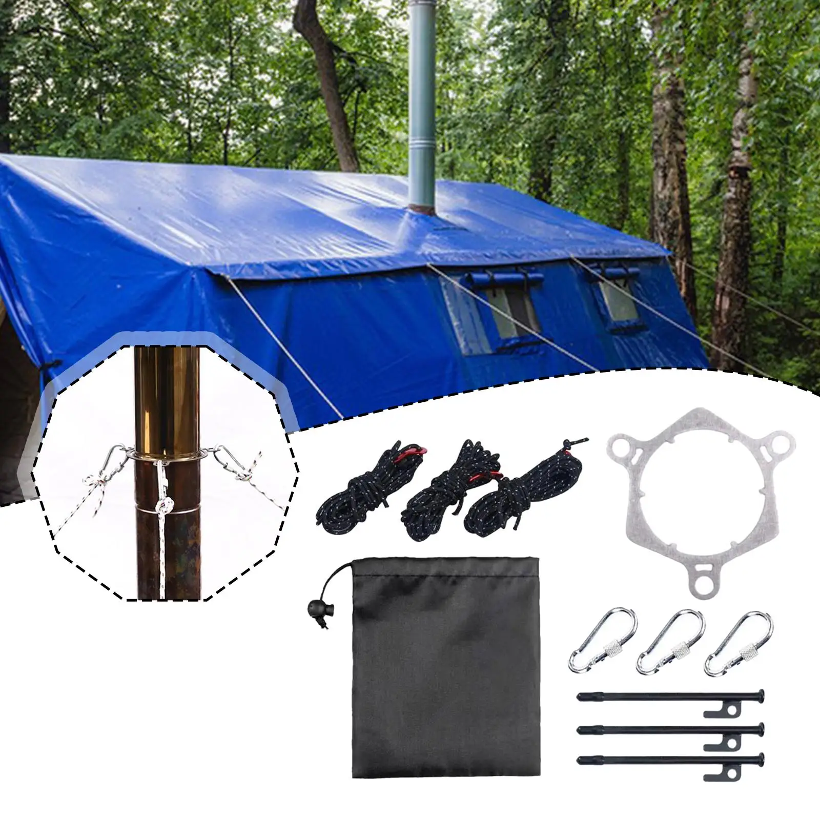 

Кронштейн для дымохода из нержавеющей стали, ветрозащитный, для дровяных печей, котлов, водонагревателей