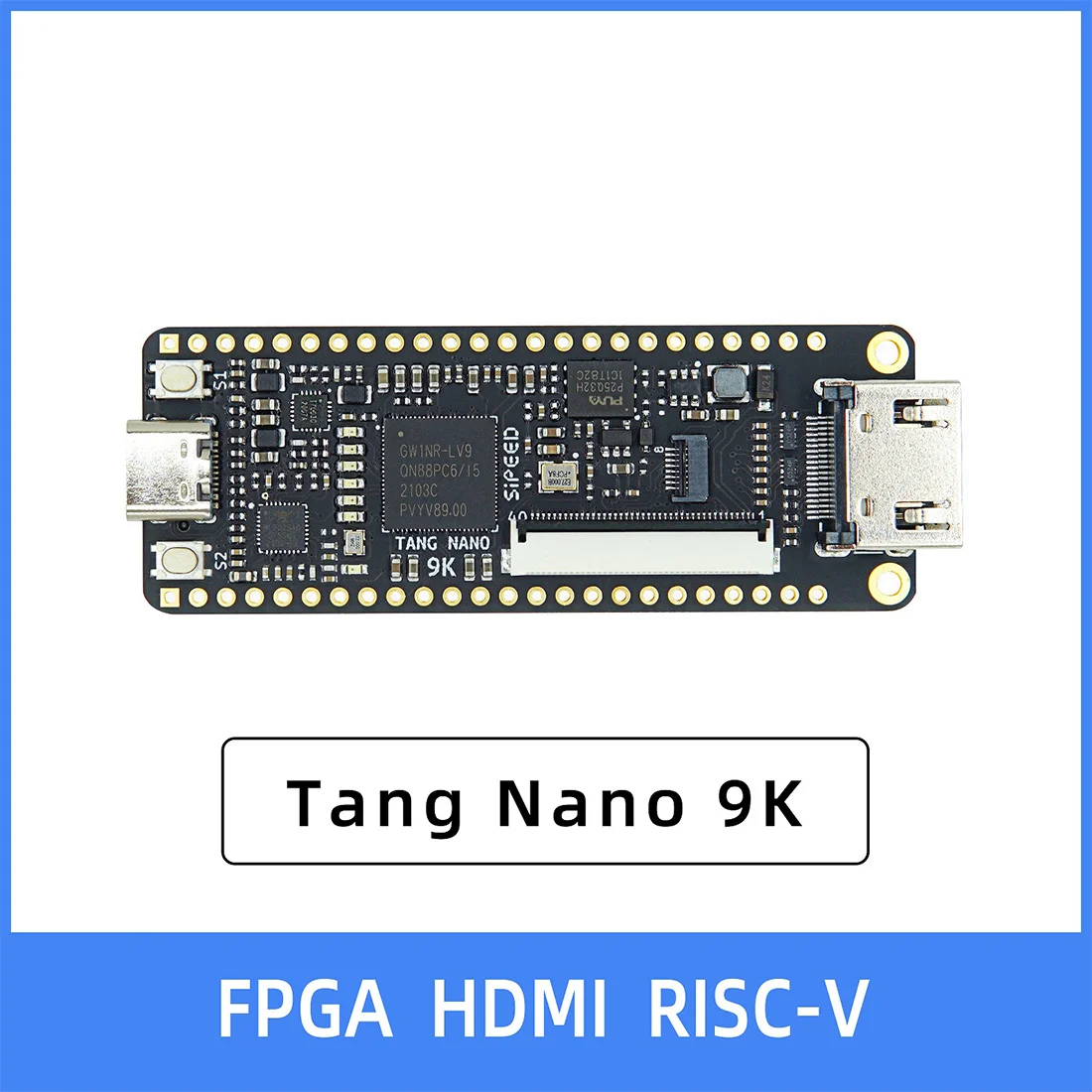 لوحة تطوير Tang Nano 9K FPGA GOWIN GW1NR-9 متوافقة مع HDMI