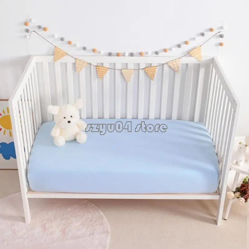 4X7D 2Pcs/set Breathable Baby Bassinet Sheet Detachable Fitted Sheet Protector Sleeve