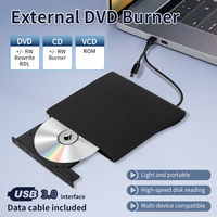 USB 3.0 Type-C DVD Burner Recorder External RW CD Writer Slim DVD-ROM Optical Drive Reader Player Portable for PC Laptop