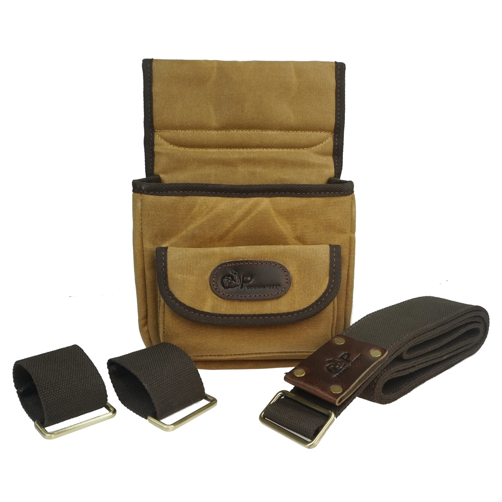 Durable Canvas Ammo Pouch Cartridge Bag Canvas Shotgun Bullet Carrier Rifle Ammo Holder Hunting Gun Accessories for Shooting