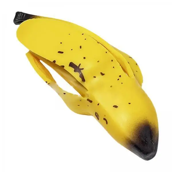 Peelable Banana Toy Funny Squeezing Relaxing Fruit Sensory Hand Toy Slow Rising Tpr Grip for Work Study and Play