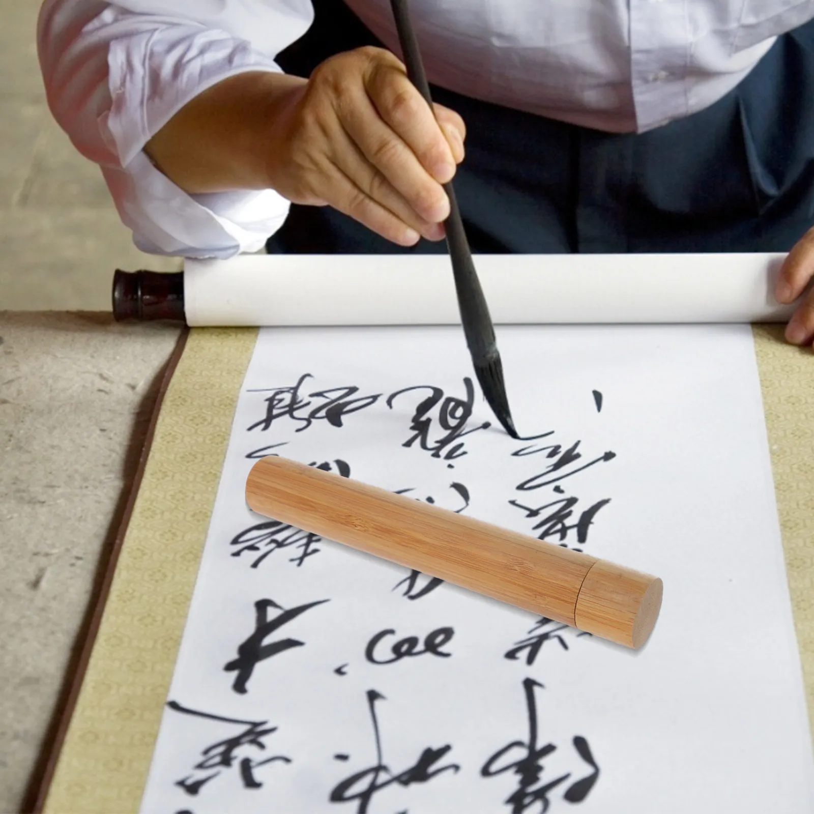 

Eco Friendly Bamboo Poster Tube Small Diameter Mailing Tube for Prints Posters Paper Art Storage Transport Protection Against