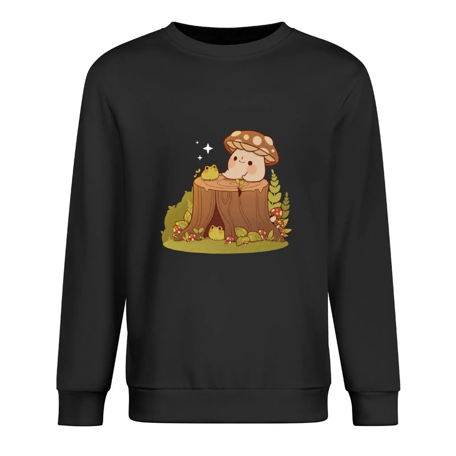 Jersey para reuniones de setas y ranas, ropa para hombre, ropa de anime, ropa para hombre, sudadera de gran tamaño