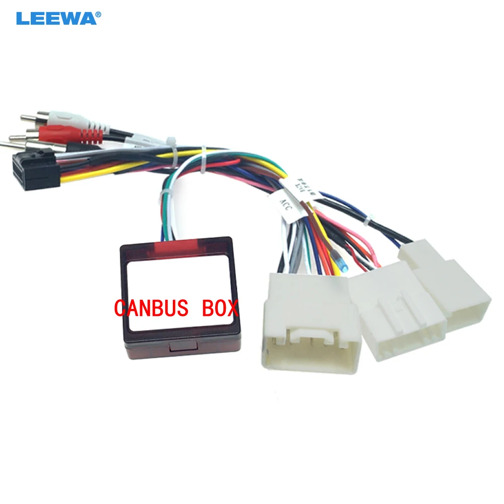 leewa-car-audio-dvd-player-16pin-adaptador-de-cabo-de-alimentacao-android-com-caixa-canbus-para-toyota-prado-sequoia-lexus-330-350-fiacao