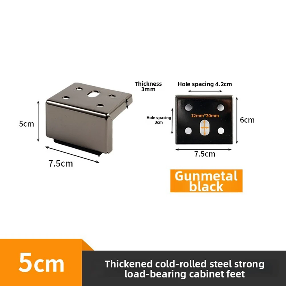 Furniture Accessory Table Legs Metal Furniture Legs Solid Metal Construction Electroplated Finish For Home Furniture
