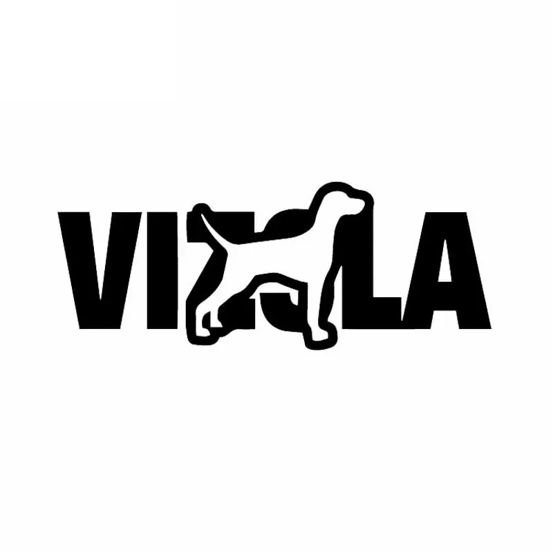 

Car Sticker Fashion Vizsla Dog Breed Pet PVC Decal Decoration Animal Car Sticker Decoration Accessories Black/White, 17cm*7cm