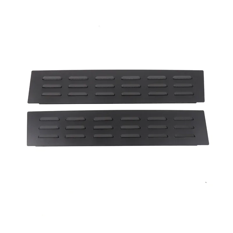 Aluminum Alloy Black For Toyota Highlander Crown Kluger 2022-2025+ Car Rear Windows Ventilation Blind Cover Sticker Accessories