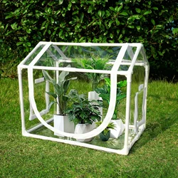 Greenhouse Plant Garden Tent  PVC Cover Insect-Proof Bird Portable Winter Flower Warm Room Anti-uv Windproof Planting Greenhouse