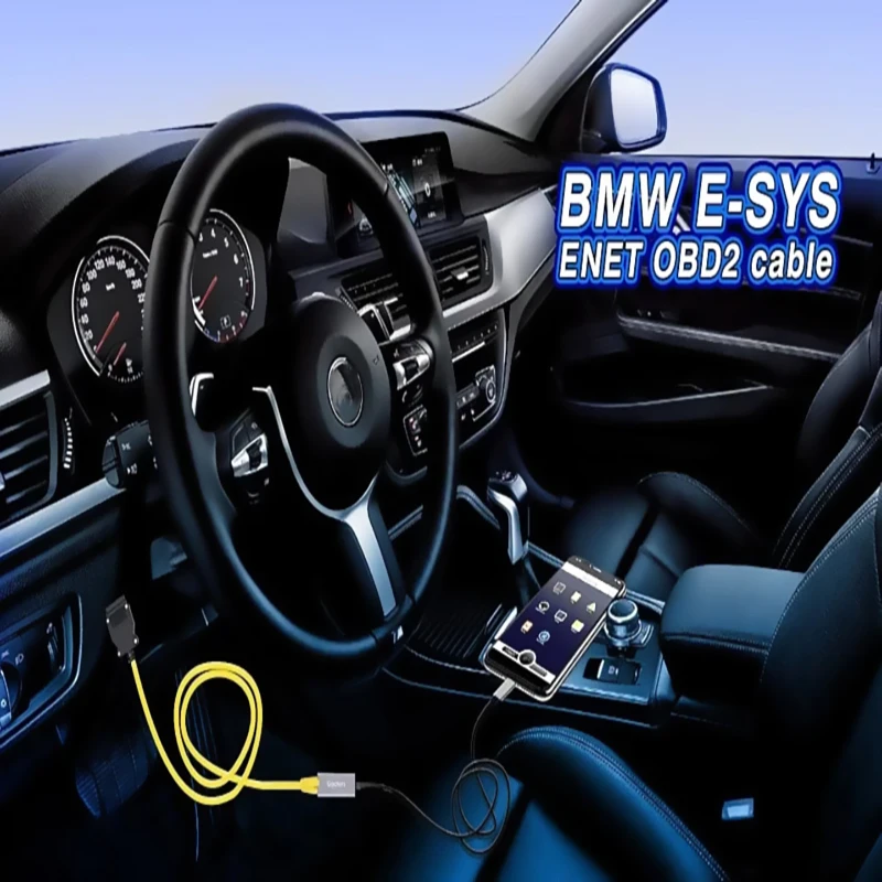 ENET-Kabel für ICOM F-Serie Codierung Ethernet zu OBD2 16-Pin Diagnose-Schnittstellenkabel – Detail 2