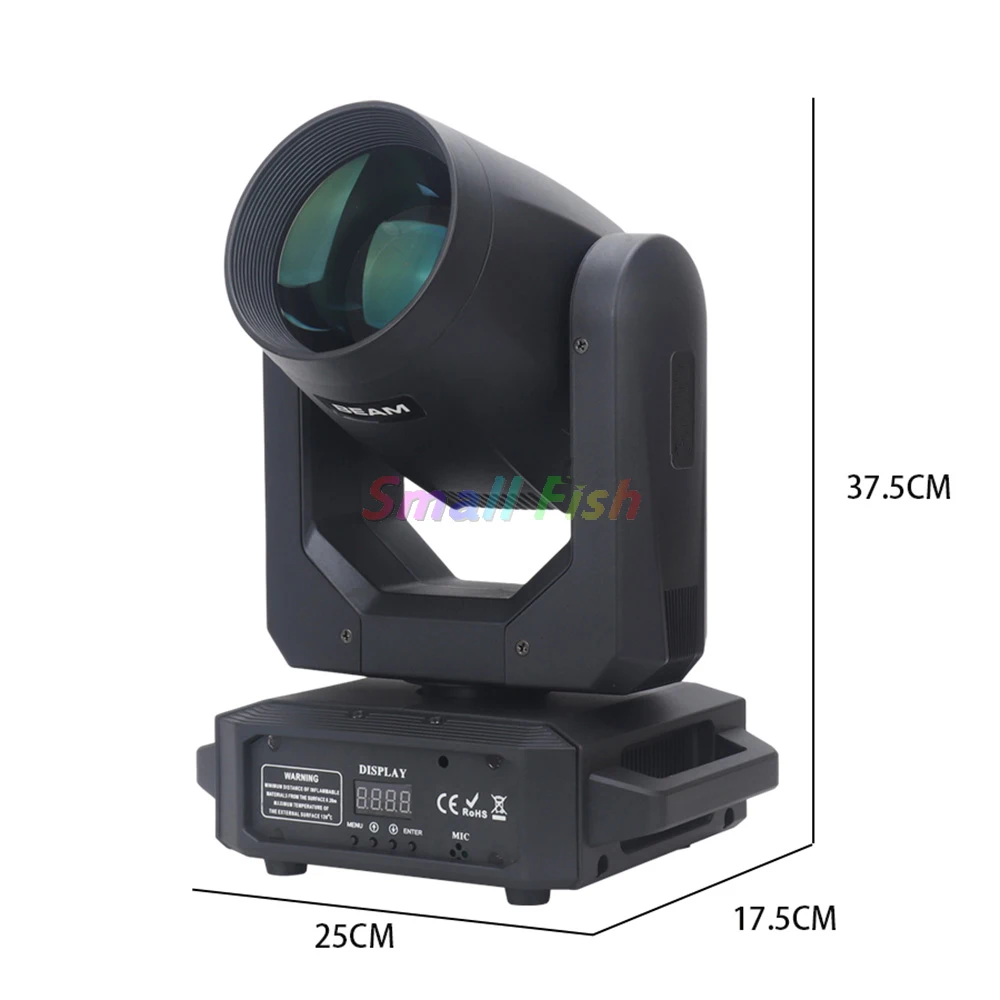 Imagem -05 - High Brightness Beam Spot 200w Moving Head Iluminação de Palco Efeito Arco-íris 18 Prisma Profissional Concerto Clube Dança Bar Pcs