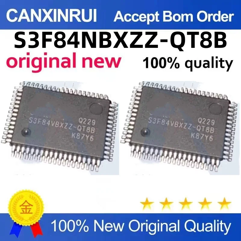 

S3F84NBXZZ-QT8B S3F84NBXZZ package QFP64 integrated circuit IC is new and original