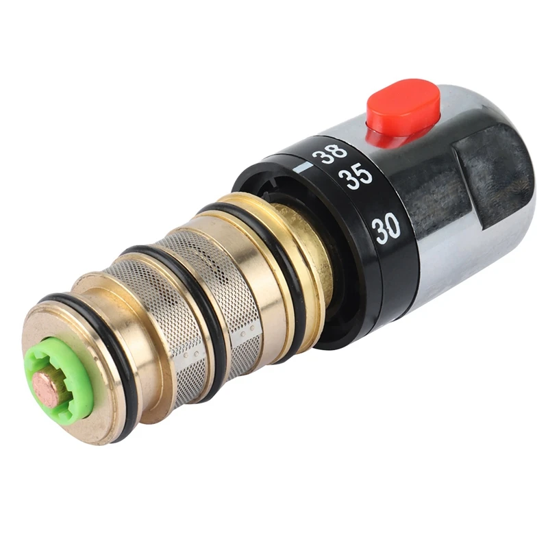 Brass Thermostatic Valve Temperature Control Ceramic Valve For Solar Water Heater Valve Parts Ceramic Mixer Tap Durable