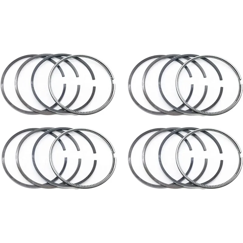 

4X 4BG1 4BG1T piston ring(4 Ring) for Isuzu for Hitachi for Kobelco for JCB Excavator Engine Replacement