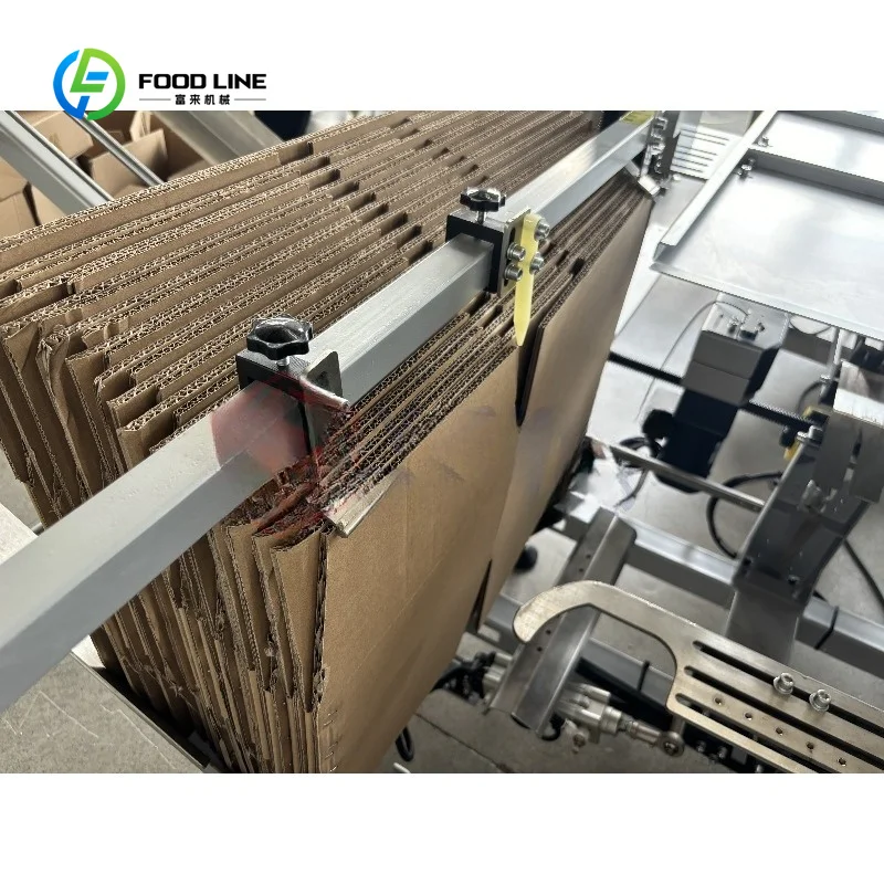 Picture 5: Customized PLC Controlled Servo Motor Driving Fully Automatic Carton Opener and Bottom Box Sealer