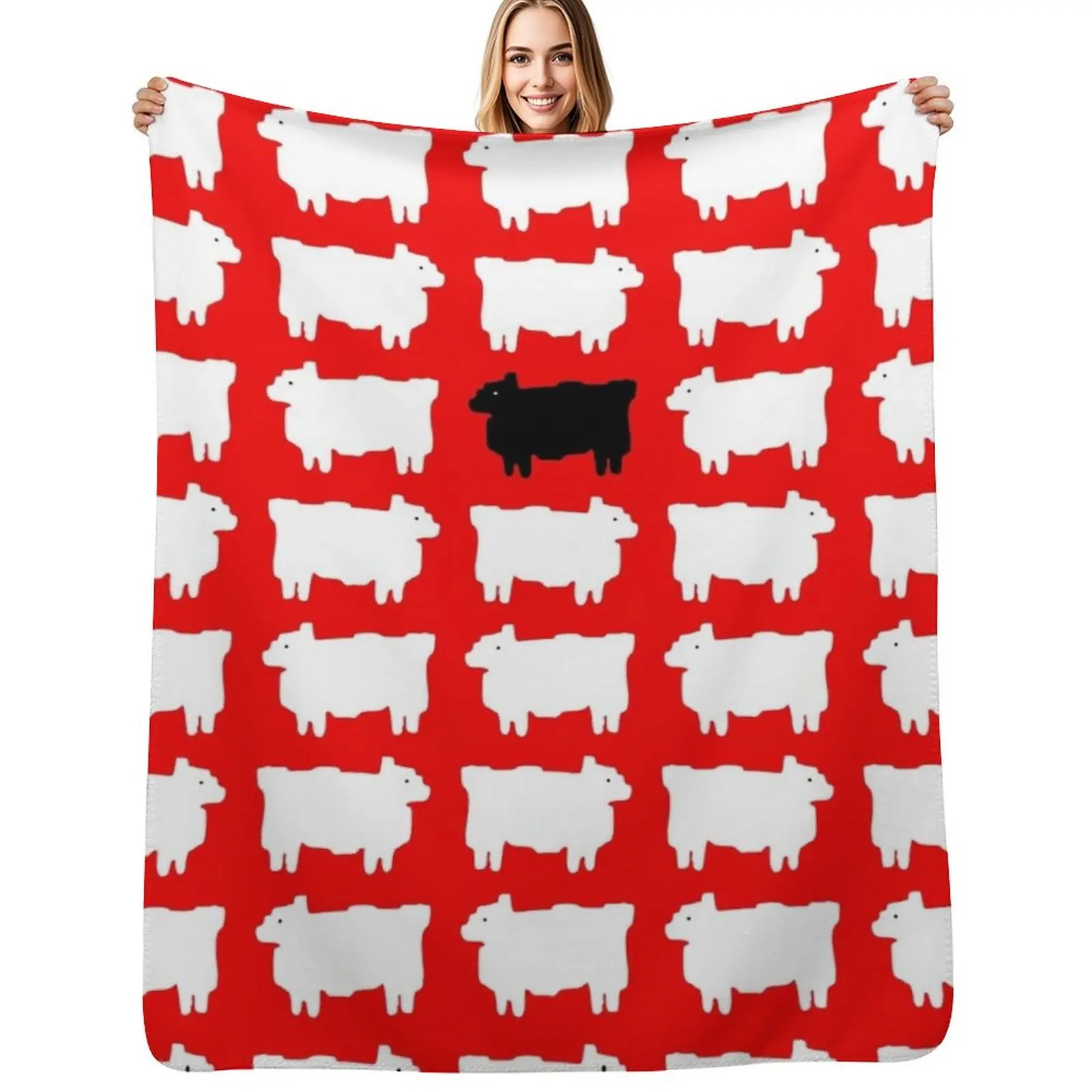 

Princess Diana Holiday Sheep Sweater Memorabilia Souvenir Gift Throw Blanket Sofa Throw Cute Personalized Gift Blanket