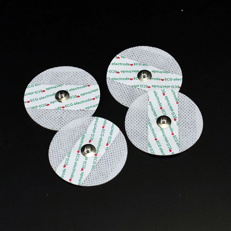 50pcs ECG Electrodes Medical Disposable Electrode Patch EKG Accessories Non-woven ECG Electrode Pads - Detail 1