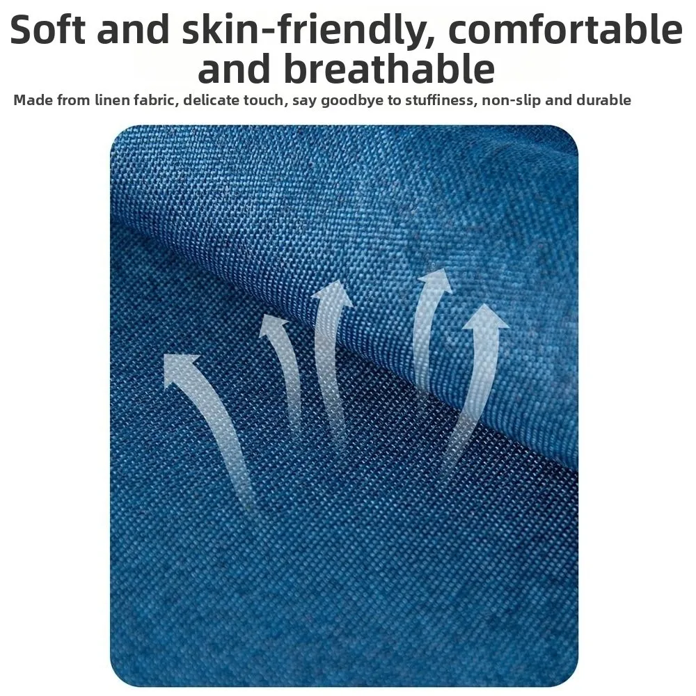 High Elastic Sponge Chair Pad Storage Pocket Space Saving Classroom Stool Cushion Non-slip Comfortable Student Seat Mat