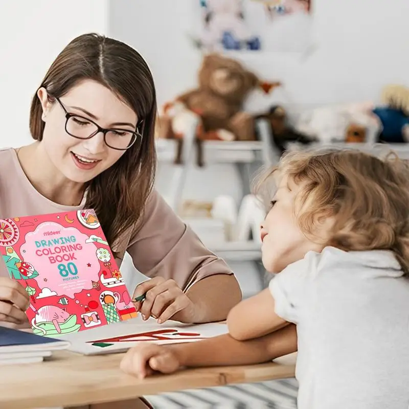 Livros de desenho e colorir para crianças, Brinquedos educativos para aprendizagem precoce, Arte educativa Artesanato Presente, Prática de desenho