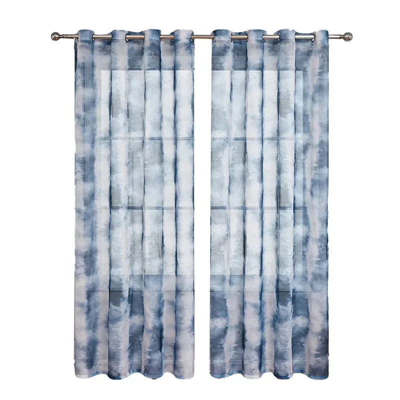 NH4228 curtains, gauze curtains, balcony living room and bedroom sun protection and blackout finished curtains