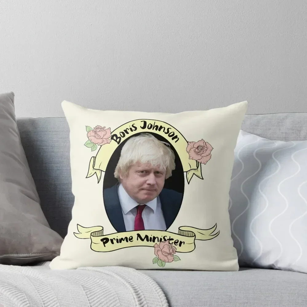 Boris Johnson Celebratory Design Throw Pillow pillow cover christmas Sofa Covers Anime Decorative Cushions pillow