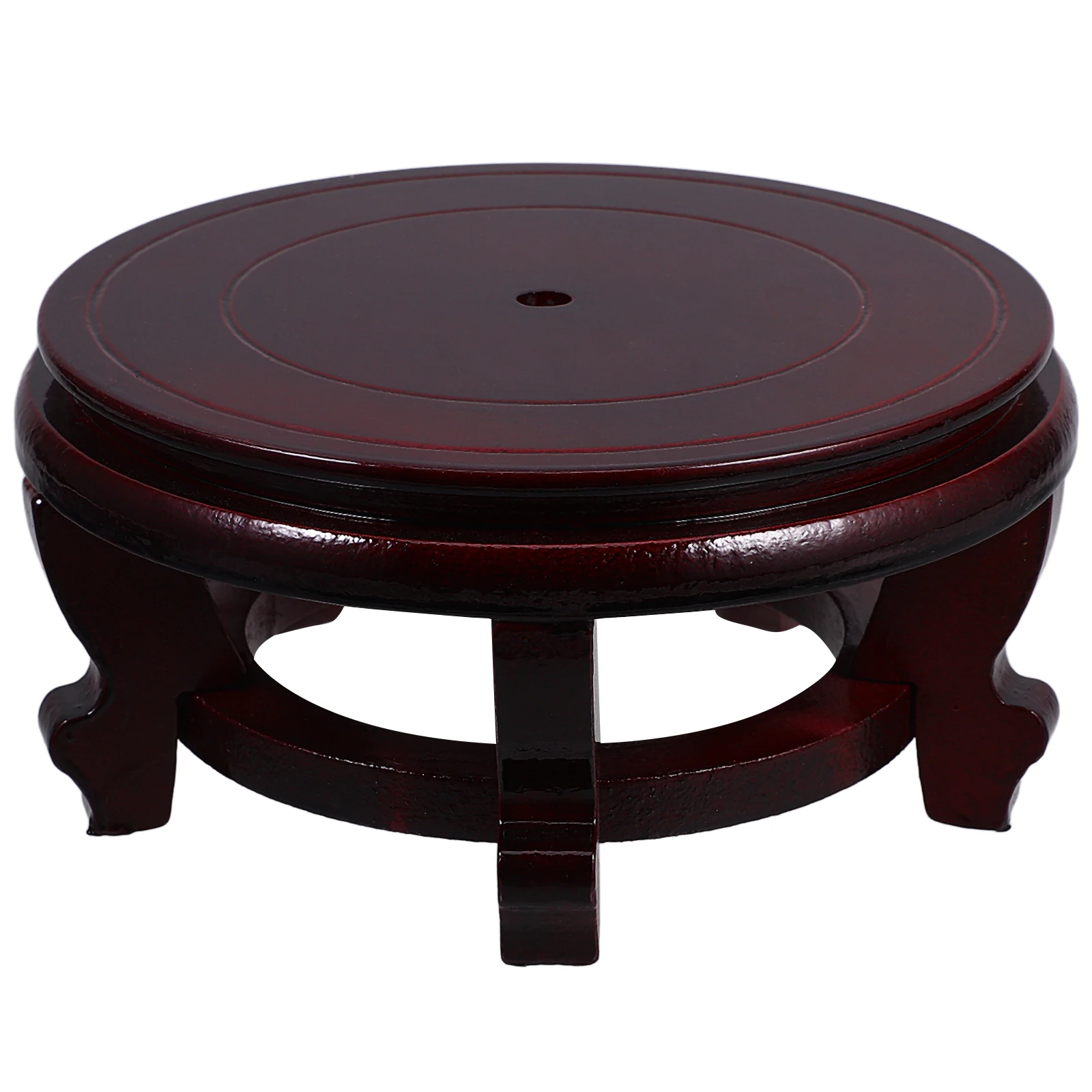 

Wooden Flower Stand Rustic Bathroom Organizer Tray Multi-Function Storage Rack Plant Pot Holder Large Capacity Stable Structure