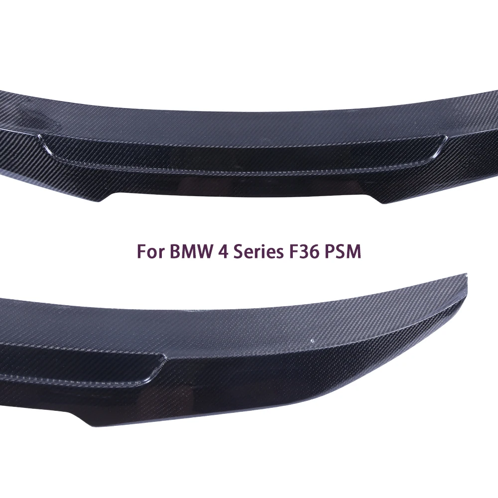 For BMW 4 Series F36 4Door Cran Coupe PSM Style Carbon fiber Rear Spoiler Trunk wing 2014-2019