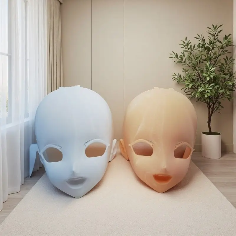 Anpassen Charakter Junge/Bily Kigurumi Halbkopf mit Schloss Anime Cosplay Kigurumi Maske COS Kopfbedeckung