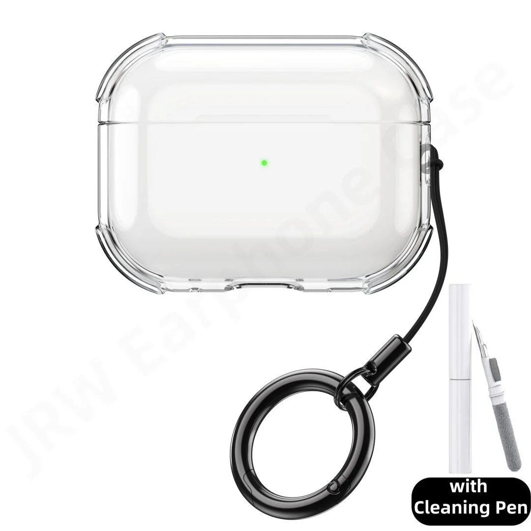 Für AirPods 5/4/Pro 3 Transparente Kopfhörerhülle mit Reinigungsstift Schutzhülle Zubehör für AirPods 5 (2026)/für AirPods 4 – Detail 8